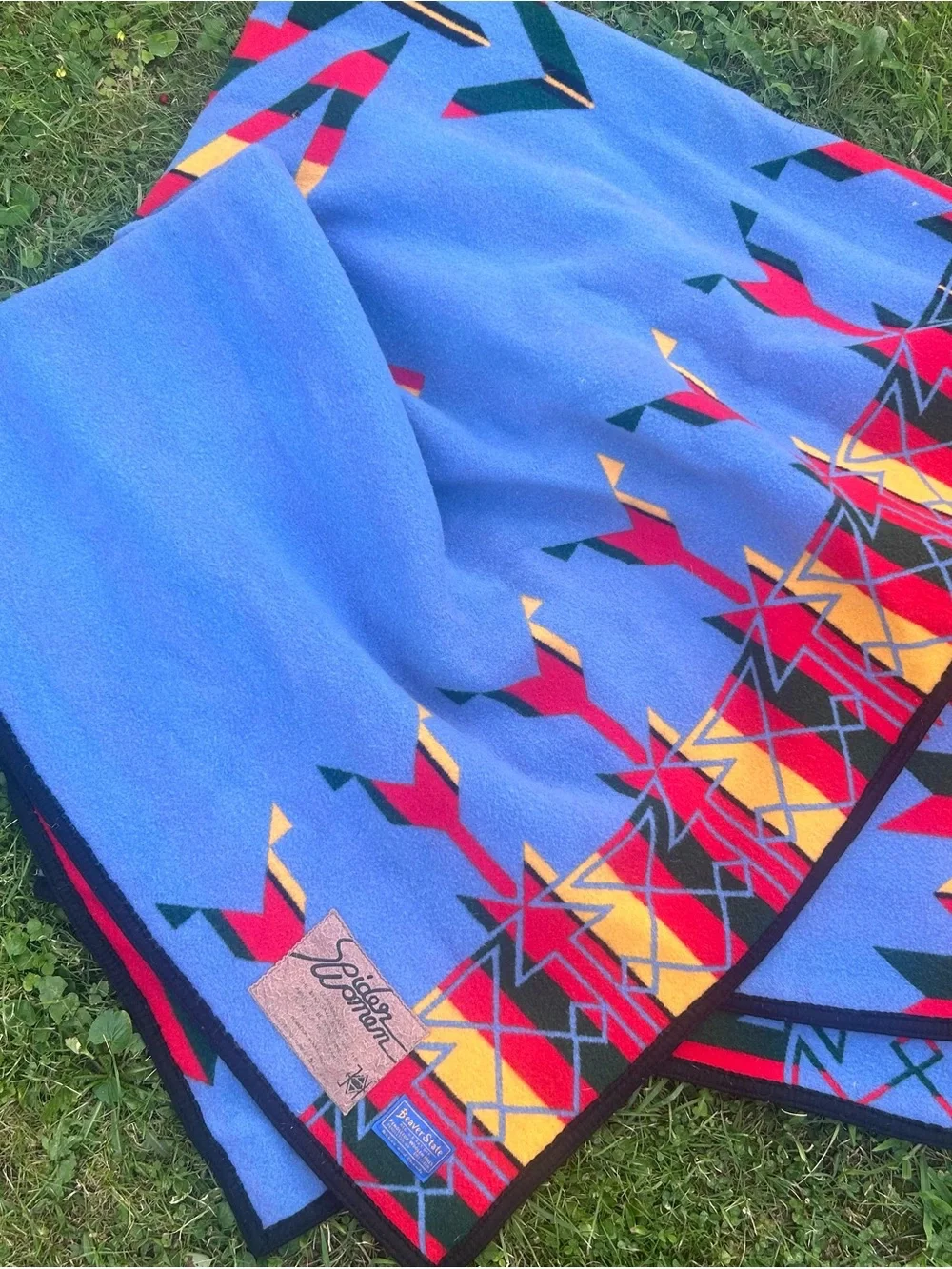 Vintage Beaver State Pendleton blanket commemorating “Spider Woman”